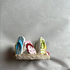 Yankee Candle Blue and Pink Flip Flop Votive Holder